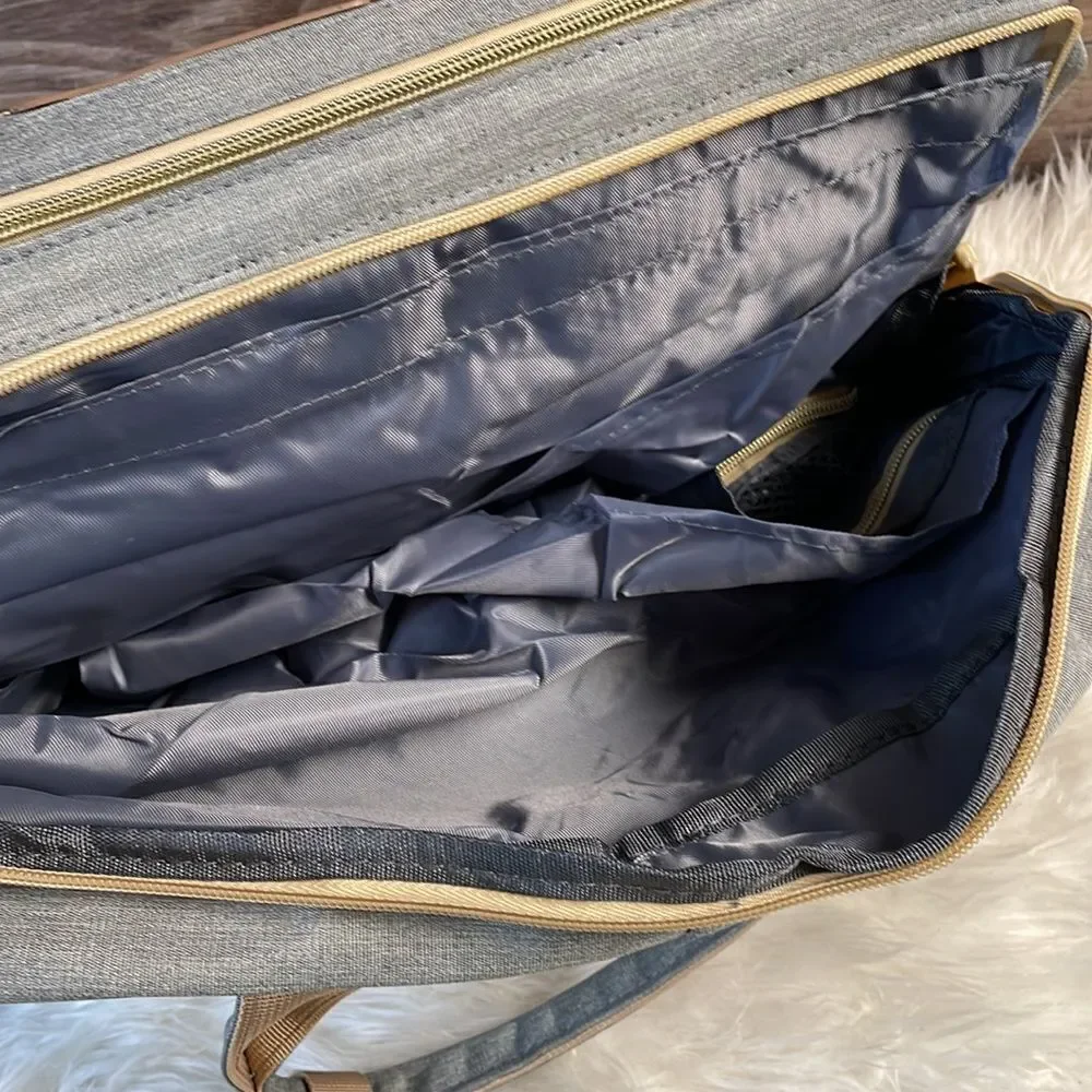 Diaper Bag with Built in Changing Station and USB Plug Brand New NWOT